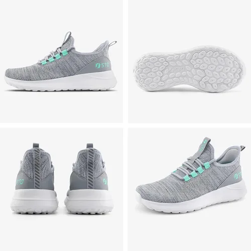 Vista 7 de STQ Slip Ins - Zapatos sin cordones para mujer, para caminar, manos libres