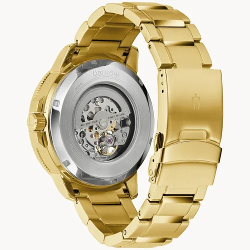Vista 3 de Bulova Reloj Automático 97A174, Oro