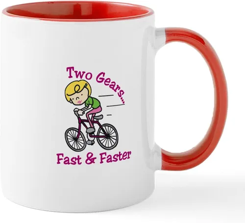 Vista 28 de CafePress Bicycle Bike Riding 11 Oz Ceramic Mug 11 oz (325 ml) Ceramic Coffee Mug