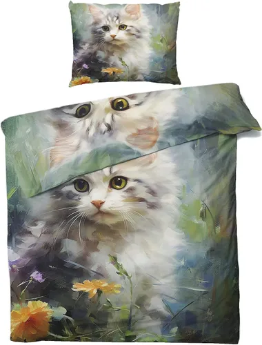 Vista 38 de Funda de edredón de águila calva tamaño individual Juego de ropa de cama de pájaros animales 2 piezas Funda de edredón