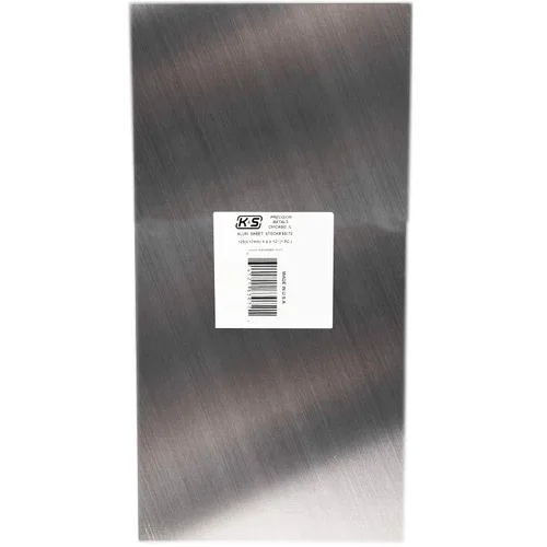 Vista 2 de K&S Hoja de aluminio 6 "W X 12" L 0.032 " T Aluminio Shrinkwrapped