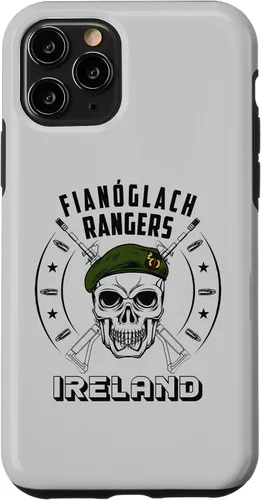 Vista 10 de iPhone 15 Fiannoglaigh Irish Special Force Army Ranger Irlanda Funda de defensa