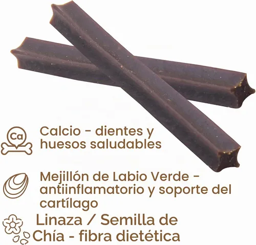 Vista 5 de Get Naked Dental Sticks - Golosinas para perros con sabor a pollo sin granos, bolsa pequeña de 6.2 onzas