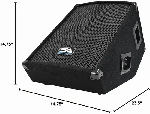 Vista 7 de Seismic Audio - SA-12MT - Monitores Pro Audio PA/DJ de 12" - 200 vatios RMS