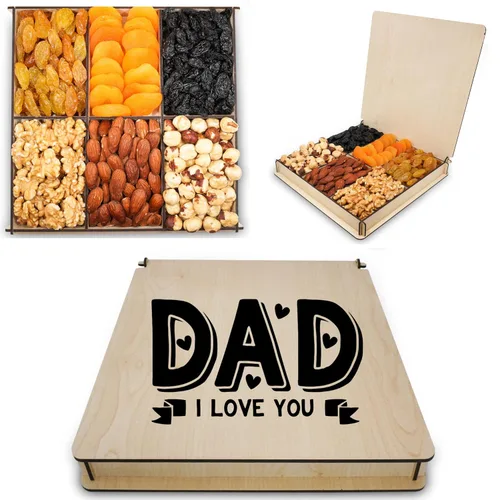 Vista 8 de Cestas de regalo de frutos secos gourmet de feliz cumpleaños para novios y novias – Mejores amigos – Cestas de regalo gourmet para esposo esposa