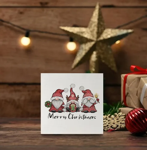 Vista 6 de KEUSPI Letrero de madera con texto en inglés "Merry Christmas", placa de madera de gnomo de Navidad, decoración para mesa, letreros de gnomos