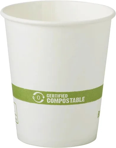 Vista 6 de World Centric - Vasos de papel 100% compostables, hechos de papel certificado FSC, forro biológico a base de plantas, para bebidas calientes