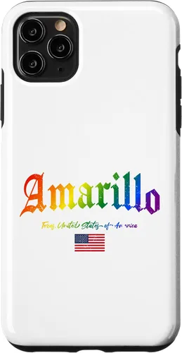 Vista 13 de iPhone 16 Amarillo Gothic Design Lgbtqai+ rainbow Version Case