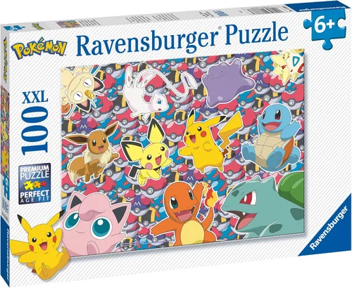 Vista 3 de Rompecabezas de Ravensburger Pokémon para niños a partir de 6 años - XXL 100 piezas - Juguetes de Pikachu