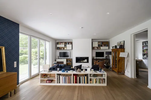 Vista 11 de Juno Serie E - Lámpara de techo LED de 4 pulgadas, iluminación empotrada con moldura deflectora con color blanco conmutable 5 en 1, 700 lúmenes, luz