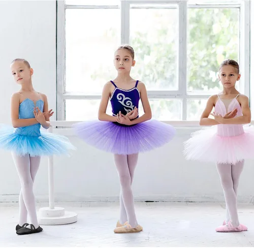 Vista 7 de SATINIOR 3 pares de zapatos de ballet para niñas pequeñas zapatillas de baile de cuero suave 3 colores zapatos de baile para niños pequeños