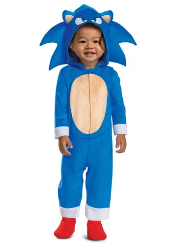 Vista 2 de Disfraz Infantil de Sonic el Erizo 2 Multicolor