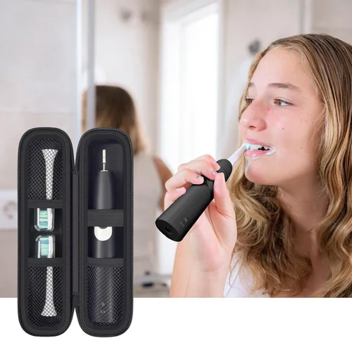 Vista 8 de Funda rígida de viaje para cepillo de dientes compatible con Oral-B Pro 1000, 2000, 3000, 3500, 1500/ para cepillo de dientes eléctrico Philips
