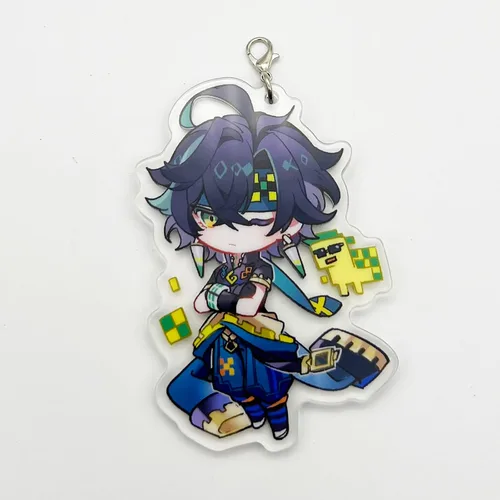 Vista 96 de YJacuing Genshin Impact - Figura de llavero de acrílico