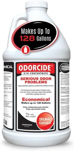 Vista 11 de Odorcide Eliminador de olores concentrado: eliminador de olores para olores fuertes en alfombras, madera dura y más, eliminador de humo, sudor