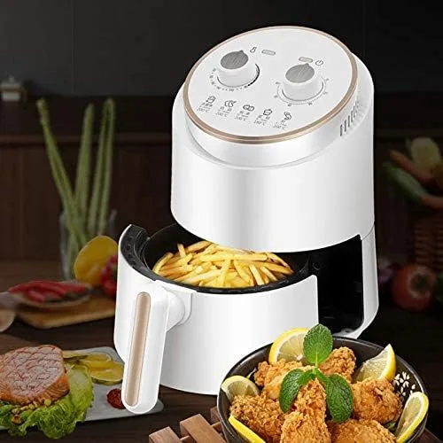 Vista 2 de Personal Compact Space Saving Electric Hot Air Fryer Oil-Less Cooker, Temp/Timer
