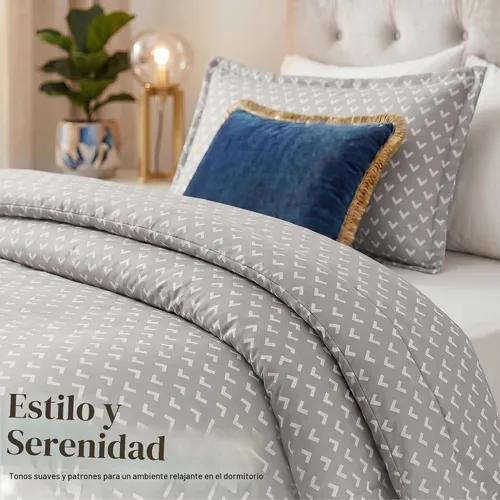 Vista 6 de Utopia Bedding Juego de edredón de 2 piezas, edredón estampado, flechas Flechas Blancas