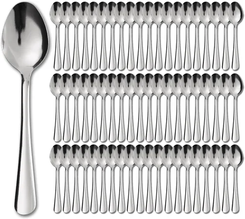 Vista 14 de Juego de 36 Piezas de Tenedores de Cena - Tenedores de Cubiertos de Acero Inoxidable Windsor de 7.1 Pulgadas Aptos para Lavavajillas para 36
