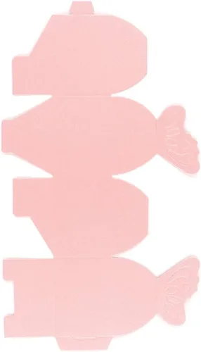 Vista 3 de Kslong 50 cajas de regalo de mariposa rosa para niña, baby shower, mariposa, caja de caramelos, decoración de fiesta, boda, cumpleaños, pequeñas