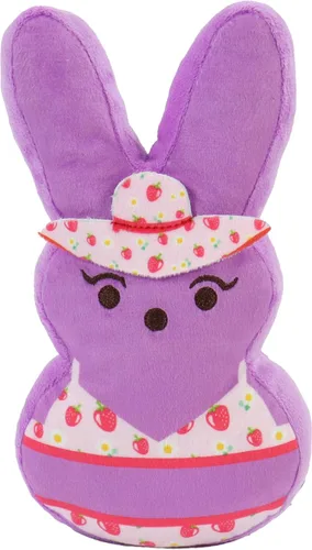 Vista 12 de Animal Adventure Peeps 4" Juguete de peluche de conejo Palm Pet coleccionable Azul