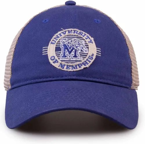 Vista 28 de The Game NCAA Snapback - Parche de malla - Comodidad clásica - Tamaño ajustable - Deja que todos sepan a qué equipo apoyas School seal patch with
