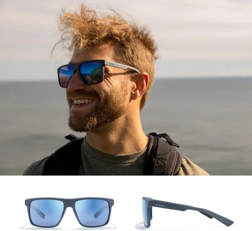 Vista 2 de Zeal Optics Divide Gafas de sol polarizadas ecológicas para hombre