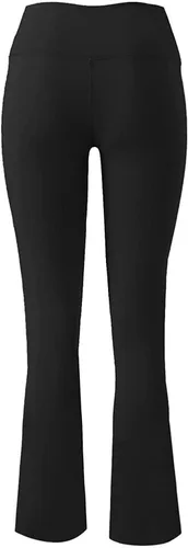 Vista 5 de Pantalones de yoga cruzados para mujer, leggings de cintura alta, acampanados, pantalones acampanados de pierna acampanada, pantalones deportivos