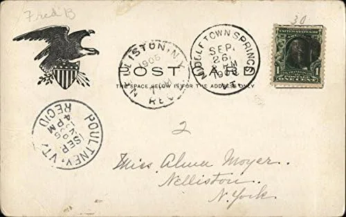 Vista 2 de Vermont House of Correction Rutland VT Original Antique Postcard 1905