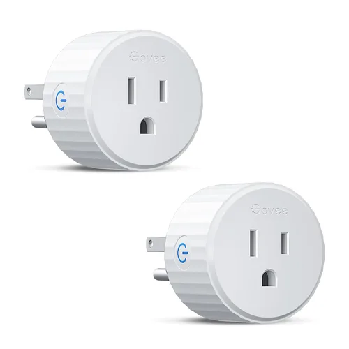 Vista 10 de Govee Enchufe inteligente, salida WiFi compatible con Alexa y Google Assistant, mini enchufes inteligentes para el hogar con función de temporizador