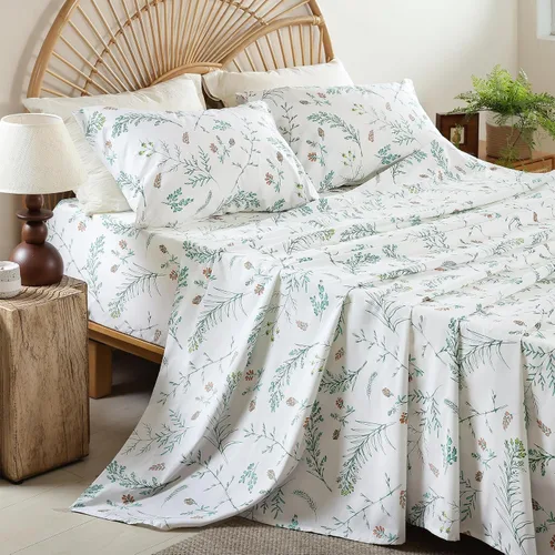 Vista 27 de Whitney Home Textile Juego de Sábanas Twin, Sábanas de Cama de Microfibra Suave de Hotel Tamaño Twin, Bolsillo Extra Profundo, Juego de Sábanas