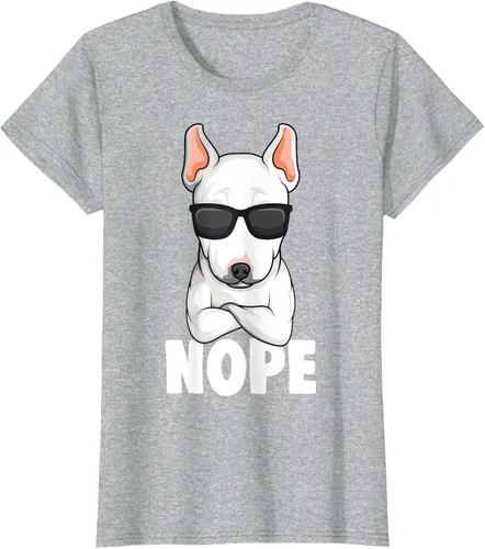 Vista 25 de Camiseta de perro Bull Terrier para niños y mujeres, Negro