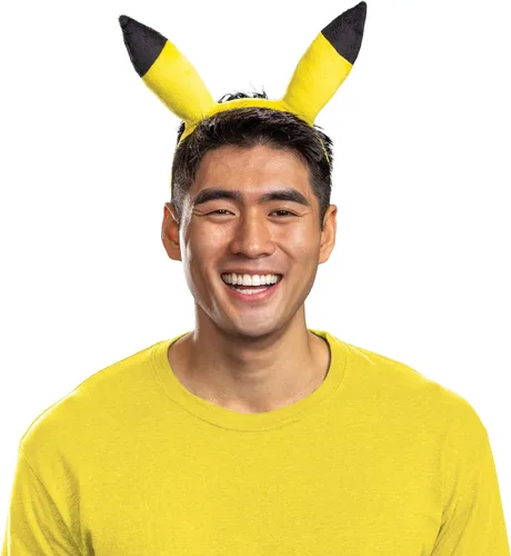 Vista 5 de Disguise Pokemon Pikachu Ears, accesorio oficial de Pokemon para disfraz de la cabeza, Unisize (8+)