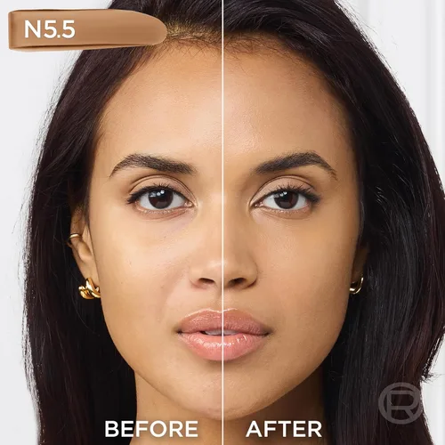 Vista 186 de L'Oreal Paris True Match - Base líquida supermezclable, maquillaje de base líquida de cobertura media, C0.5, ligero, 1 onza líquida