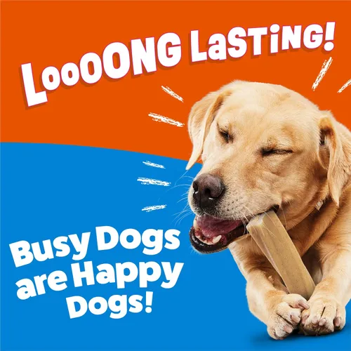 Vista 4 de Purina Busy Bone - Golosinas masticables para perros adultos, mantequilla de maní, bolsa de 6
