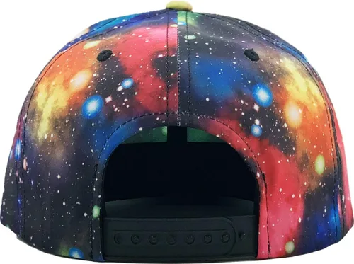 Vista 4 de Galaxy Leaf Hologram Floral Aztec - Gorra con detalle de estampado floral, estilo béisbol