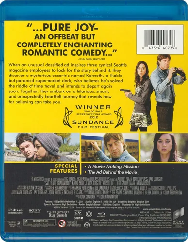 Vista 2 de Safety Not Guaranteed Blu-ray