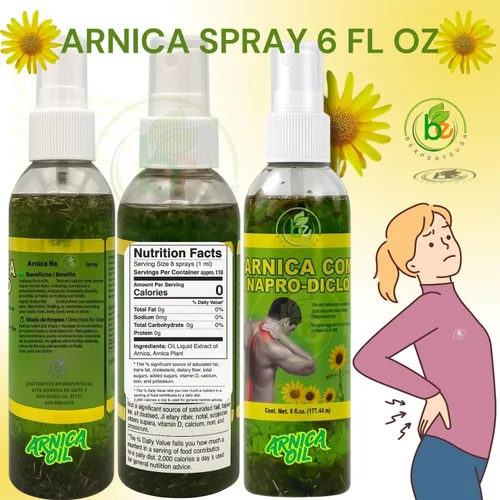 Vista 9 de Combo de masaje de árnica, aceite de 6 onzas líquidas + gel de 4.23 onzas, juego tópico natural para músculos y articulaciones, absorción rápida