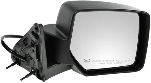 Vista 40 de TRQ Cubierta cromada del espejo manual del lado del pasajero, acabado liso para Volvo VNL 2004-2014