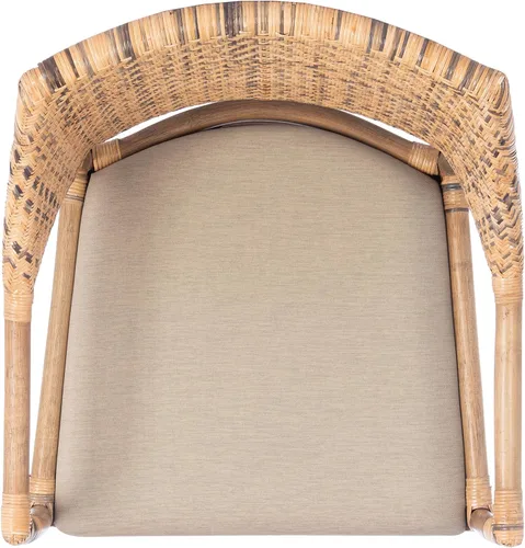 Vista 8 de SAFAVIEH Home Collection Carlo - Silla con brazos, color miel