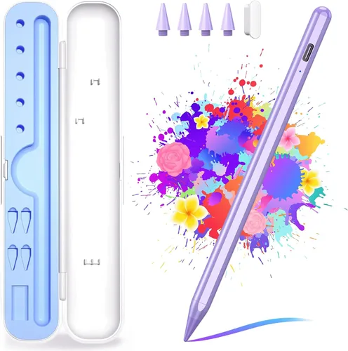Vista 10 de Lápiz óptico para iPad A16/10ª/9ª generación, carga rápida de 10 minutos para Apple Pencil y iPad Pen, compatible con iPad