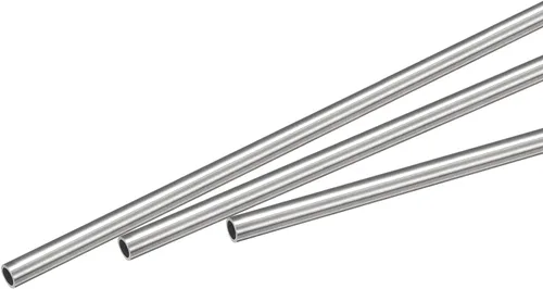 Vista 68 de Uxcell Tubo capilar de acero inoxidable 304, OD 0.4 mm x 0.1 mm de grosor de pared, 250 mm de longitud, tubo metálico para maquinaria industrial