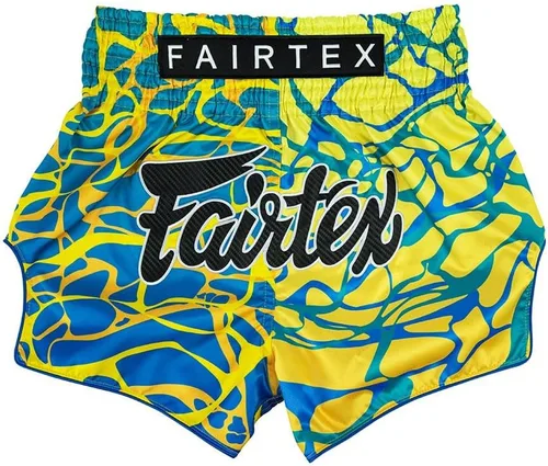 Vista 34 de Fairtex Pantalones cortos de boxeo Muay Thai de corte delgado "Kabuki