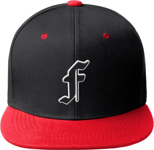 Vista 832 de Daxton Gorra clásica con visera de billete plano con letras del alfabeto inglés antiguo de la A a la Z
