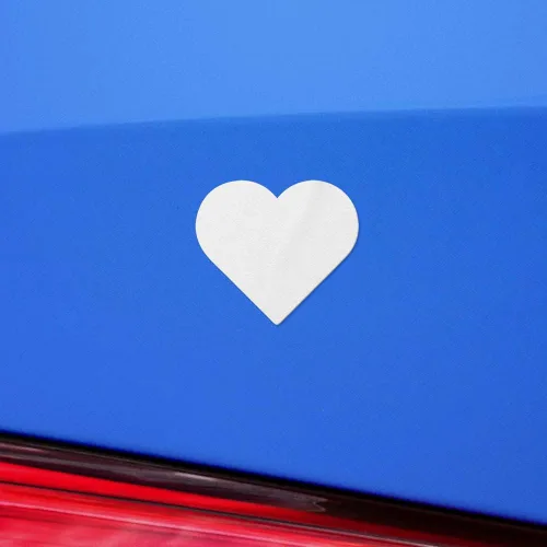 Vista 51 de Calcomanías transparentes de corazón 6 (azul celeste) Calcomanías de vinilo impermeables de alta calidad para teléfono portátil, accesorio