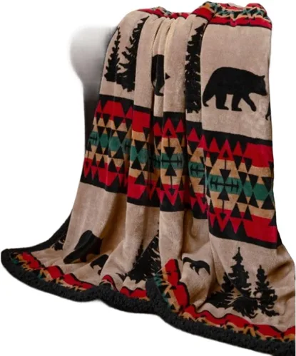 Vista 39 de Carstens, Inc. Dean Crouser - Manta de forro polar Sherpa de gran tamaño, 54 x 68 pulgadas, A Moment's Rest