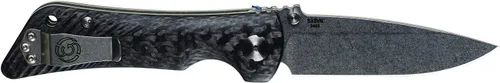Vista 2 de Southern Grind Cuchillo plegable Spider Monkey Drop Point con mango de fibra de carbono