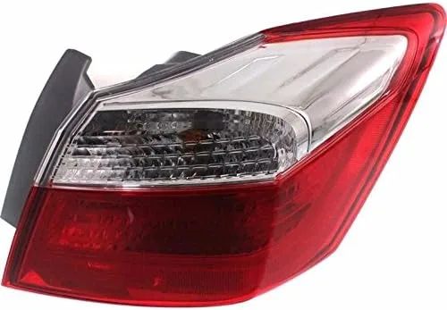 Vista 3 de Para Honda Accord 2013-2015 lado pasajero OEM reemplazo luz trasera lámpara trasera HO2805101 (no compatible con la versión LED)