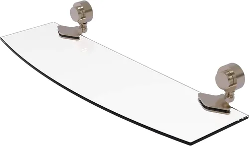 Vista 6 de Allied Brass 433/18 Venus Collection - Estantería de cristal de 18 pulgadas, bronce aceitado Oil Rubbed Bronze