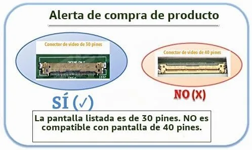 Vista 6 de Acer Aspire E5-575 - Pantalla LCD de repuesto para portátil de 15,6 pulgadas, diodo LED Full HD (solo sustituto no a)