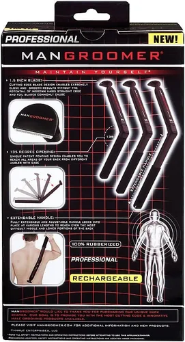 Vista 10 de Rasuradora eléctrica Mangroomer para pelo de espalda.
